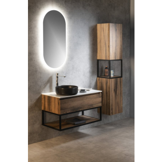 SKARA doska Rockstone 81,2x12x46cm, biela mat CG028-0101