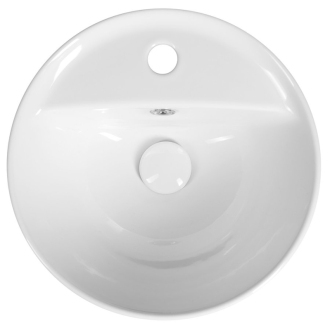 YUVA keramické umývadlo zápustné, ? 38cm, biela TU0652