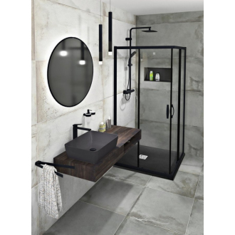 PUCCINI závesné LED svietidlo, 4W, 600x40mm, čierna