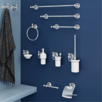 NEVIS držiak uterákov 450x82mm, chróm NV214513