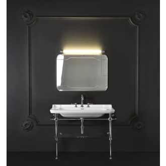 WALDORF keramické umývadlo 120x55cm, 3 otvory, biela 4144K1-3