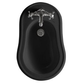 RETRO bidet stojaci 38,5x60cm, čierna mat 102031