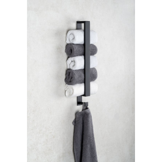 STYLE držiak uterákov 400x30mm, čierna mat 11122110