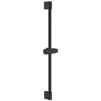 Sprchová tyč, posuvný držiak, guľatá, 708mm, ABS/čierna mat 1202-02B