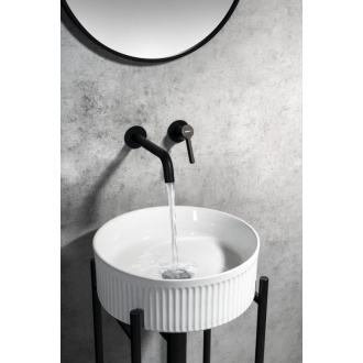 PICOBELLO keramické umývadlo na dosku priemer 37cm, biela AR484