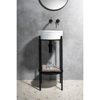 PICOBELLO keramické umývadlo na dosku priemer 37cm, biela AR484
