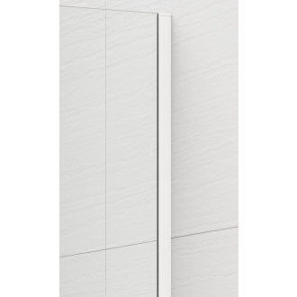 ESCA WHITE MATT sprchová zástena na inštaláciu k stene, sklo Flute, 1300 mm ES1313-03