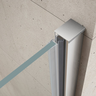 LORO sprchové dvere skladacie 900 mm, číre sklo GN4590