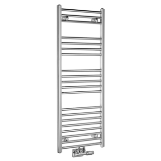 ALYA vykurovacie teleso rovné 400x1188mm, stredové pripojenie, chróm LLS308