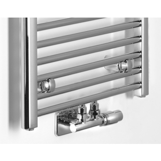 ALYA vykurovacie teleso rovné 400x1188mm, stredové pripojenie, chróm LLS308