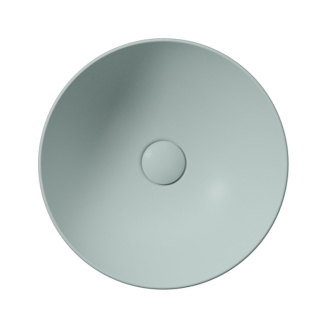 PURA keramické umývadlo na dosku, priemer 40cm, ghiaccio mat 884615