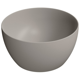 PURA keramické umývadlo na dosku, priemer 42cm, tortora mat 885205