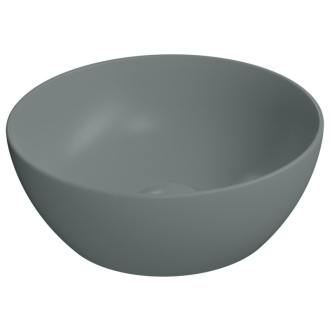 PURA keramické umývadlo na dosku, priemer 32cm, agave mat 885404