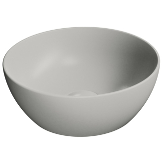PURA keramické umývadlo na dosku, priemer 32cm, cenere mat 885417
