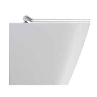 KUBE X WC misa stojaca, Swirlflush, 36x55cm, spodný/zadný odpad, biela dual-mat 941009
