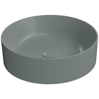 KUBE X keramické umývadlo na dosku, priemer 45cm, agave mat 942704