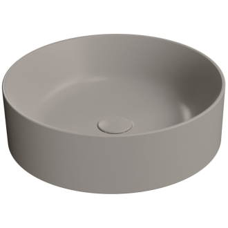 KUBE X keramické umývadlo na dosku, priemer 45cm, tortora mat 942705