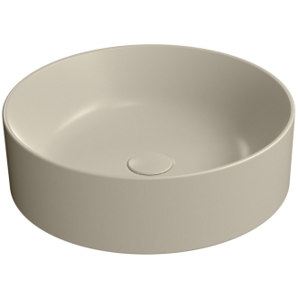 KUBE X keramické umývadlo na dosku, priemer 45cm, creta mat 942708