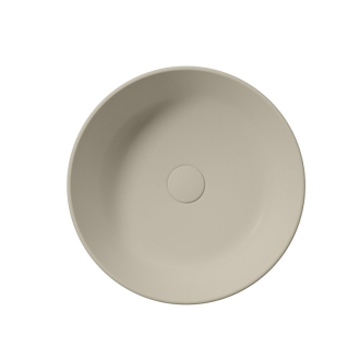 KUBE X keramické umývadlo na dosku, priemer 45cm, creta mat 942708