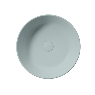 KUBE X keramické umývadlo na dosku, priemer 45cm, ghiaccio mat 942715