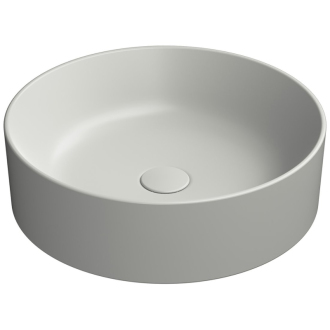 KUBE X keramické umývadlo na dosku, priemer 45cm, cenere mat 942717
