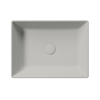 KUBE X keramické umývadlo na dosku, 50x37cm, cenere mat 942917