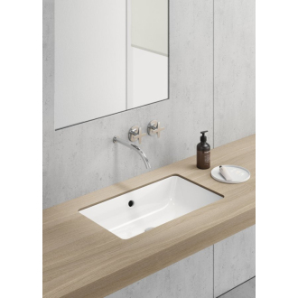 KUBE X keramické umývadlo 60x37cm, zápustné, brúsená hrana, biela ExtraGlaze 8953911