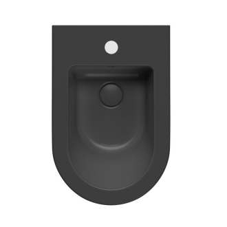 KUBE X bidet závesný 36x55cm, čierna mat 9465126