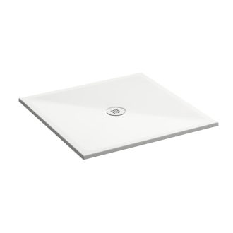 Keramická sprchová vanička, štvorec 90x90x2cm, biela mat