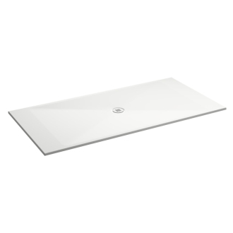 Keramická sprchová vanička, obdĺžnik 200x100x2cm, biela mat