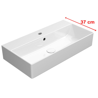 KUBE X keramické umývadlo 70x37cm, brúsená spodná hrana, biela ExtraGlaze 94559111