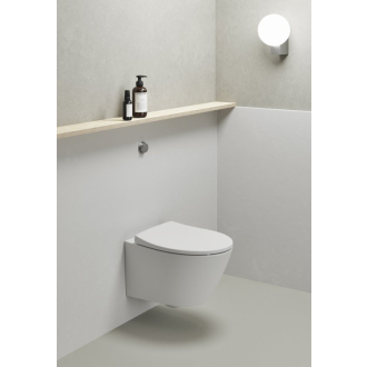MODO WC sedátko Soft Close, duroplast, biela mat/chróm MS98C09