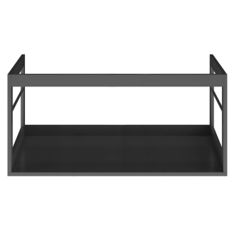 PURA konštrukcia pod umývadlo 82x46cm, čierna mat MSP8228