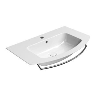 PURA čelný držiak uterákov 82cm, chróm PAPR82