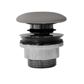 GSI umývadlová výpusť 5/4“, click-clack, keramická zátka, 5-65mm, tortora mat PCS05