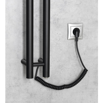 PAPINADO elektrický sušiak uterákov 109x1200mm, 40W, čierna mat ER340