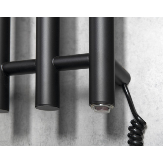 PAPINADO elektrický sušiak uterákov 263x1200mm, 85W, čierna mat ER350