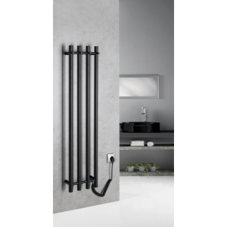 PAPINADO elektrický sušiak uterákov 263x1200mm, 85W, čierna mat ER350