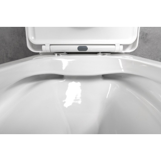 LEON RIMLESS WC kombi misa s nádržkou, spodný/zadný odpad, biela 201.437.4