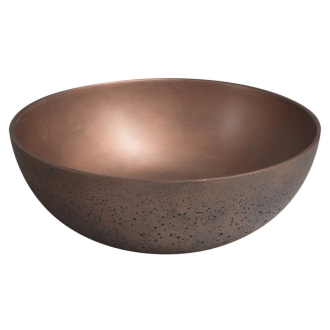 FORMIGO betónové umývadlo na dosku, ? 39cm, meď FG320