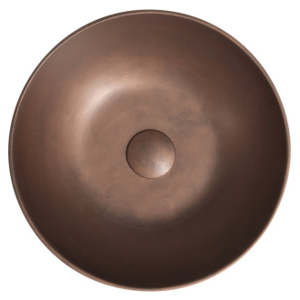 FORMIGO betónové umývadlo na dosku, ? 39cm, meď FG320