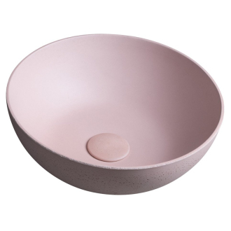 FORMIGO betónové umývadlo na dosku, ? 39cm, ružová FG321