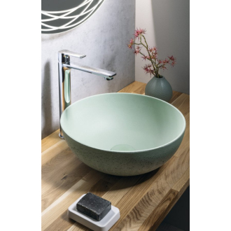 FORMIGO betónové umývadlo na dosku, ? 39cm, zelená FG323
