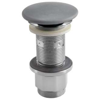 Umývadlová výpusť 5/4“, click-clack, betónová zátka, 10-80mm, šedá FG917