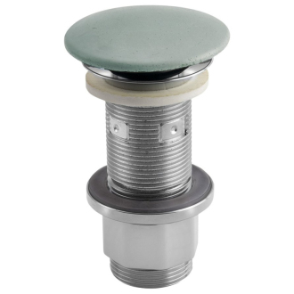 Umývadlová výpusť 5/4“, click-clack, betónová zátka, 10-80mm, zelená FG923