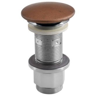 Umývadlová výpusť 5/4“, click-clack, betónová zátka, 10-80mm, meď FG920