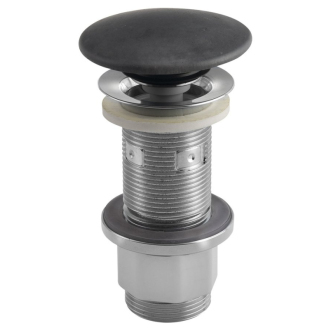 Umývadlová výpusť 5/4“, click-clack, betónová zátka, 10-80mm, antracit FG916