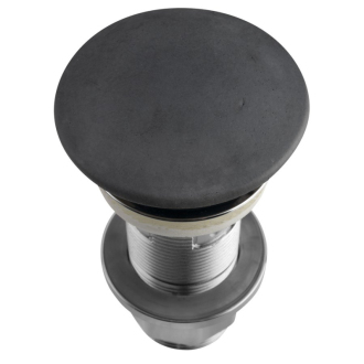 Umývadlová výpusť 5/4“, click-clack, betónová zátka, 10-80mm, antracit FG916