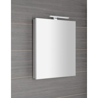 GRETA galerka s LED osvetlením, 60x70x14cm, biela mat GR060-0031