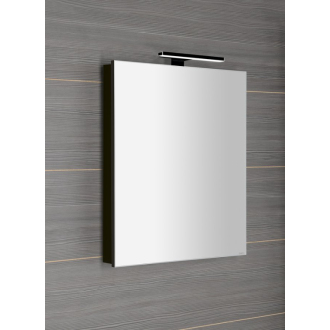 GRETA galerka s LED osvetlením, 60x70x14cm, čierna mat GR065-0035